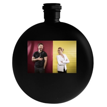 Scarlett Johansson Round Flask