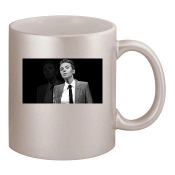 Scarlett Johansson 11oz Metallic Silver Mug