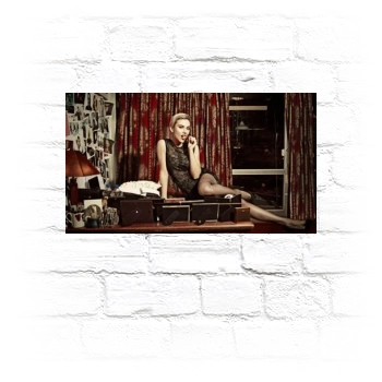 Scarlett Johansson Metal Wall Art