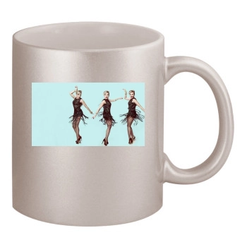 Scarlett Johansson 11oz Metallic Silver Mug