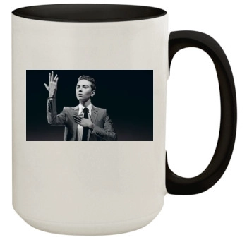 Scarlett Johansson 15oz Colored Inner & Handle Mug