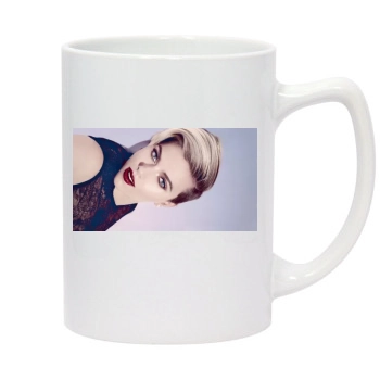 Scarlett Johansson 14oz White Statesman Mug