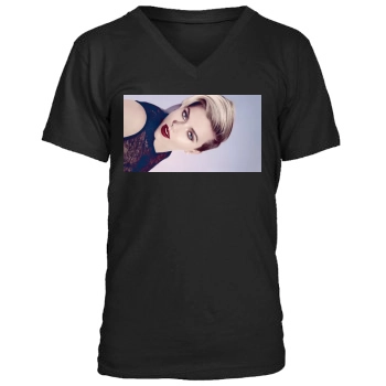 Scarlett Johansson Men's V-Neck T-Shirt