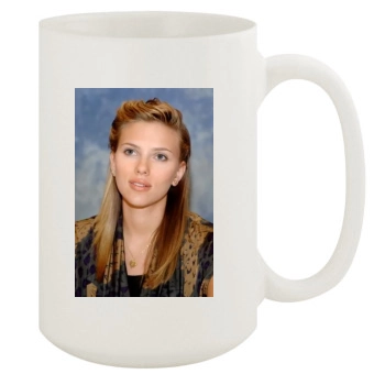 Scarlett Johansson 15oz White Mug