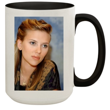 Scarlett Johansson 15oz Colored Inner & Handle Mug