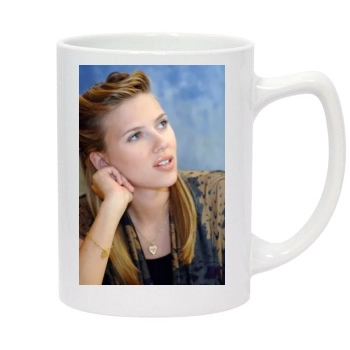 Scarlett Johansson 14oz White Statesman Mug