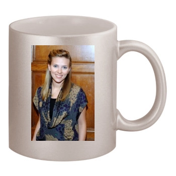 Scarlett Johansson 11oz Metallic Silver Mug