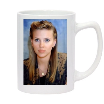 Scarlett Johansson 14oz White Statesman Mug