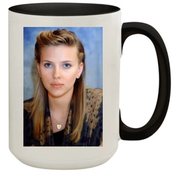 Scarlett Johansson 15oz Colored Inner & Handle Mug