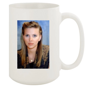 Scarlett Johansson 15oz White Mug