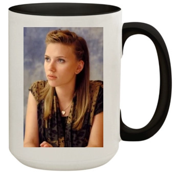 Scarlett Johansson 15oz Colored Inner & Handle Mug