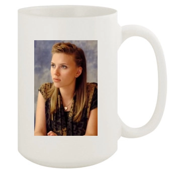 Scarlett Johansson 15oz White Mug