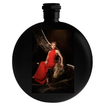 Scarlett Johansson Round Flask