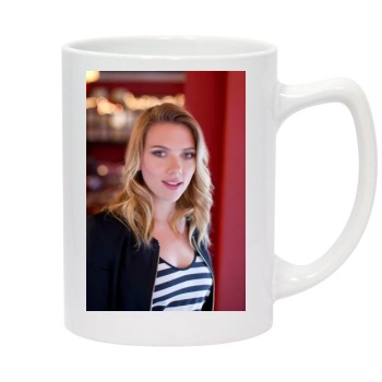 Scarlett Johansson 14oz White Statesman Mug