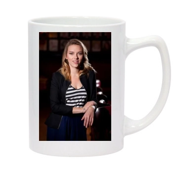 Scarlett Johansson 14oz White Statesman Mug