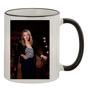 Scarlett Johansson 11oz Colored Rim & Handle Mug