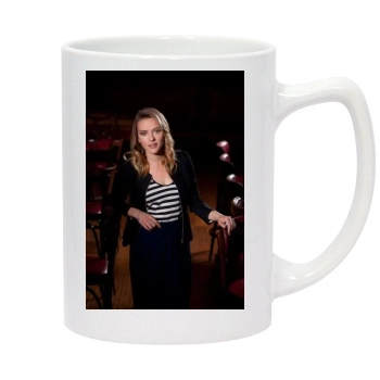 Scarlett Johansson 14oz White Statesman Mug