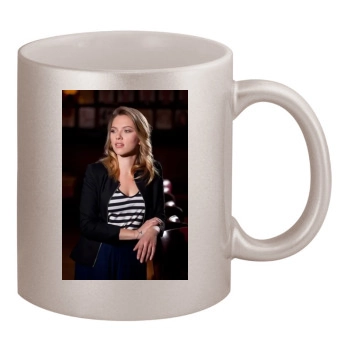 Scarlett Johansson 11oz Metallic Silver Mug