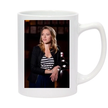 Scarlett Johansson 14oz White Statesman Mug