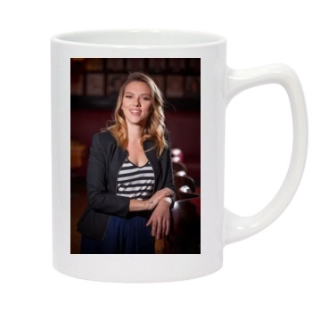 Scarlett Johansson 14oz White Statesman Mug