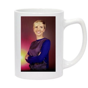 Scarlett Johansson 14oz White Statesman Mug