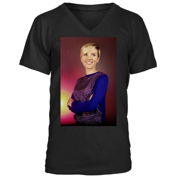 Scarlett Johansson Men's V-Neck T-Shirt