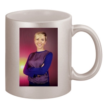 Scarlett Johansson 11oz Metallic Silver Mug