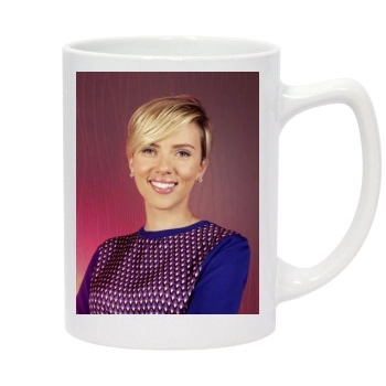 Scarlett Johansson 14oz White Statesman Mug