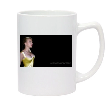 Scarlett Johansson 14oz White Statesman Mug