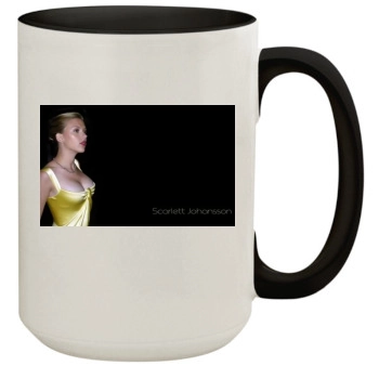 Scarlett Johansson 15oz Colored Inner & Handle Mug