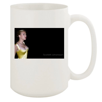 Scarlett Johansson 15oz White Mug