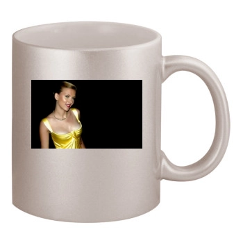 Scarlett Johansson 11oz Metallic Silver Mug