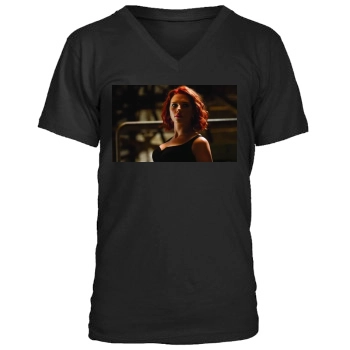 Scarlett Johansson Men's V-Neck T-Shirt