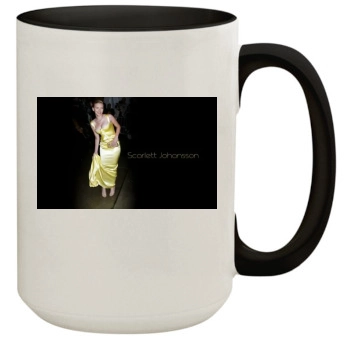 Scarlett Johansson 15oz Colored Inner & Handle Mug