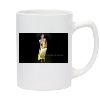 Scarlett Johansson 14oz White Statesman Mug