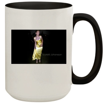 Scarlett Johansson 15oz Colored Inner & Handle Mug