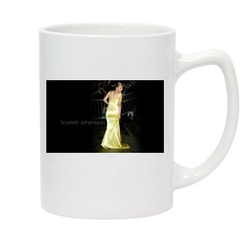 Scarlett Johansson 14oz White Statesman Mug