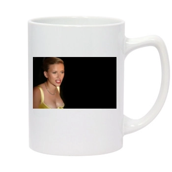 Scarlett Johansson 14oz White Statesman Mug