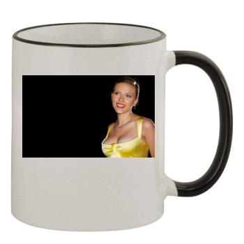 Scarlett Johansson 11oz Colored Rim & Handle Mug