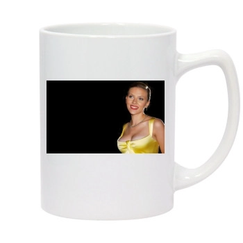 Scarlett Johansson 14oz White Statesman Mug