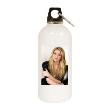 Shakira White Water Bottle With Carabiner