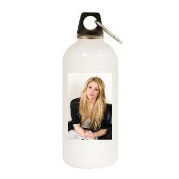 Shakira White Water Bottle With Carabiner