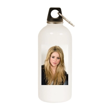 Shakira White Water Bottle With Carabiner