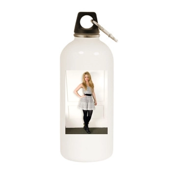 Shakira White Water Bottle With Carabiner