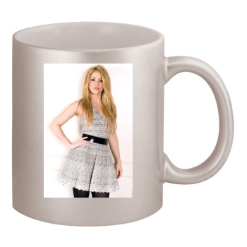 Shakira 11oz Metallic Silver Mug