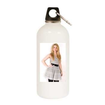 Shakira White Water Bottle With Carabiner