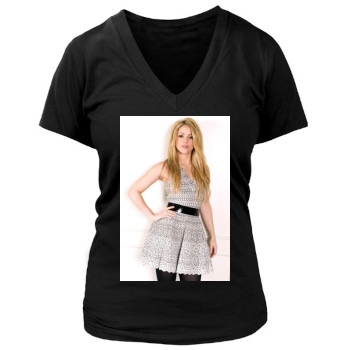 Shakira Women's Deep V-Neck TShirt