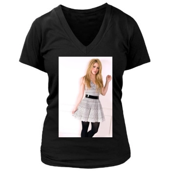 Shakira Women's Deep V-Neck TShirt