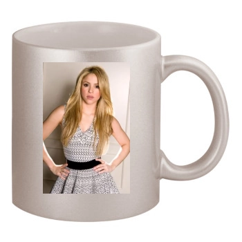 Shakira 11oz Metallic Silver Mug