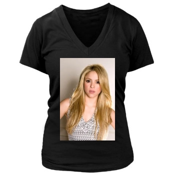 Shakira Women's Deep V-Neck TShirt